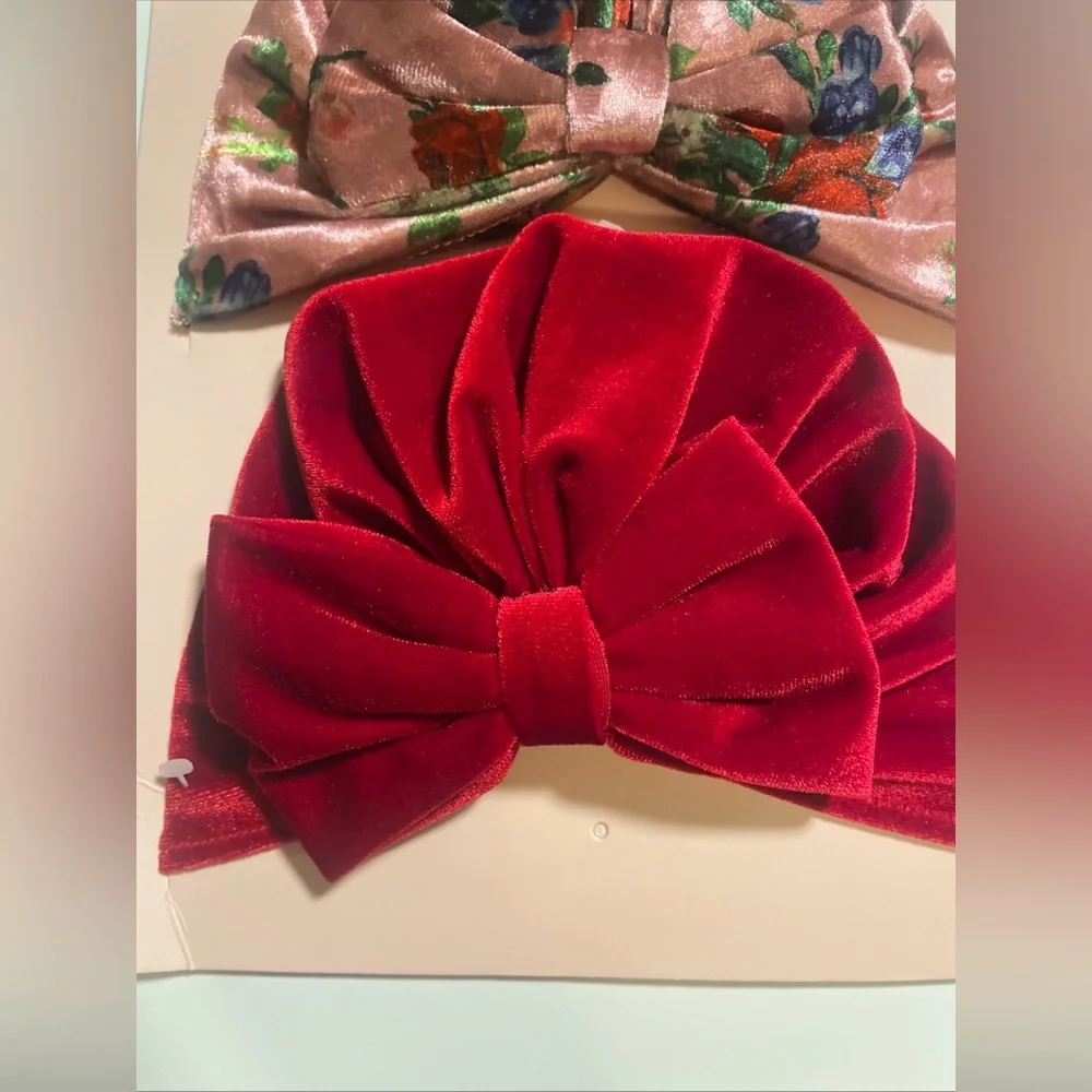 bebe Baby Boutique Fancy Baby Turbans 2pc New
